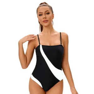 Maillot 1 Pièce Découpe Chic bandoulière