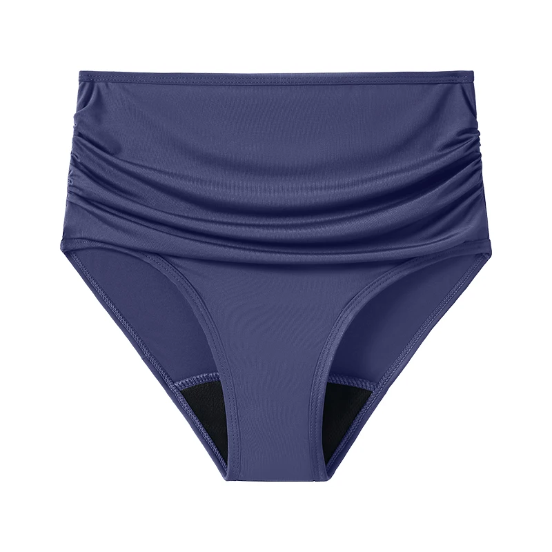 Menstrual Swimwear 4-Layer Leak Proof Period Panties High Waist Swimsuit Bikini Bottoms Absorbent One-piece Beachwear Trunks – Image 16