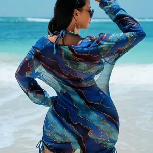 Maillot grossesse grande taille avec motifs floraux