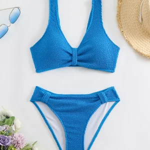 maillot de bain tanga avec nœud