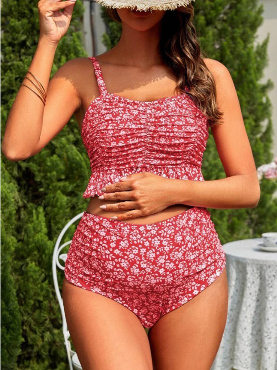 Maillot de Bain Grossesse vert Plage – Image 5