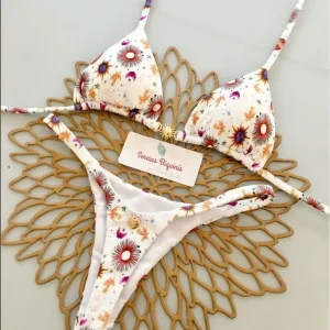 Ensemble bikini léopard deux pièces