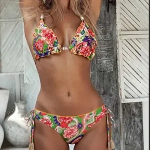 Maillot de Bain 2 Pièces String Élégant