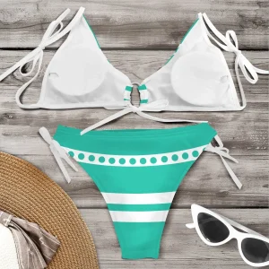 Haut de maillot rembourré tanga noir