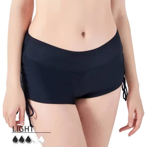 Shorty maillot de bain menstruel pour flux moyen