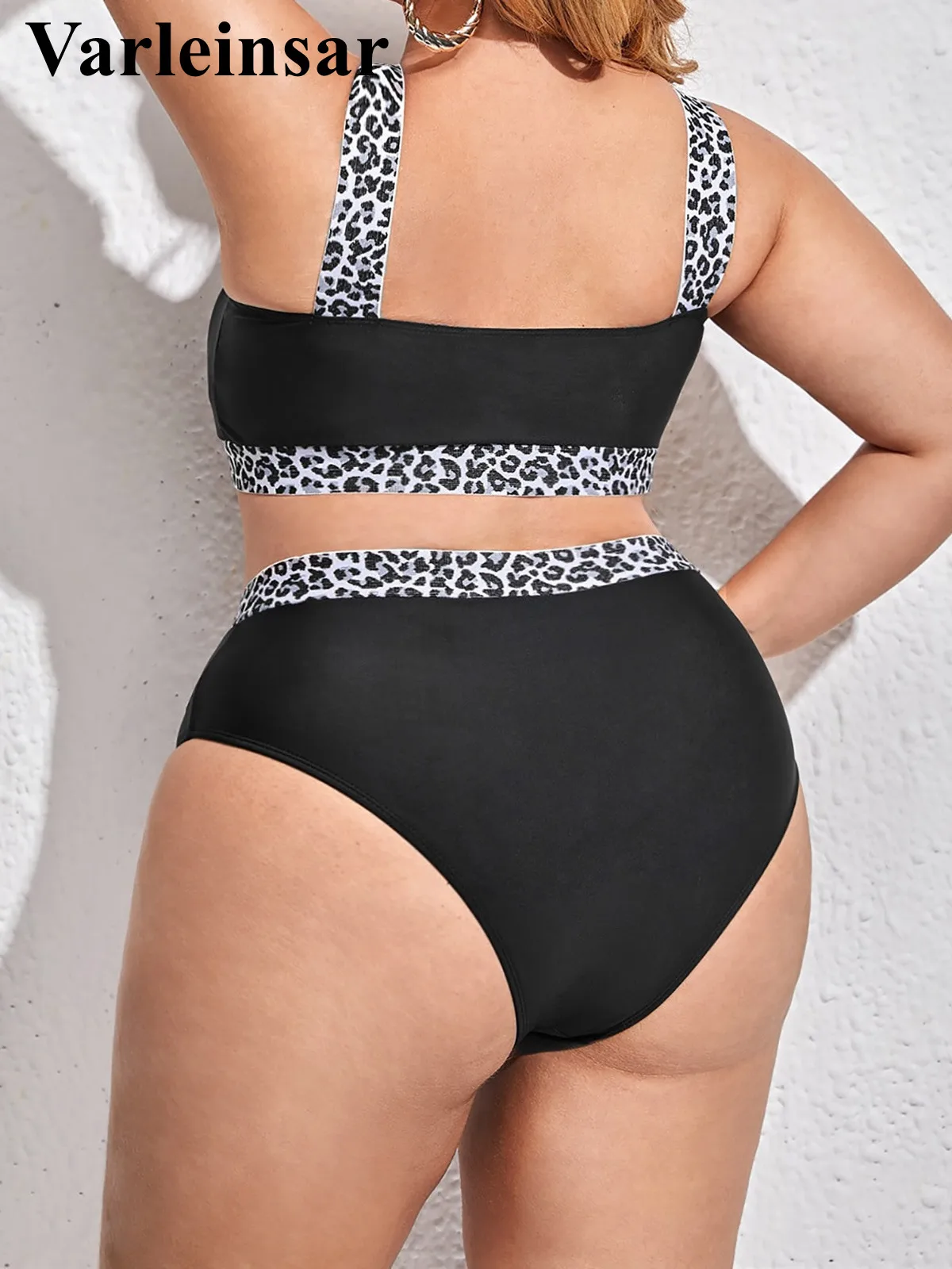 Maillot de Bain Grande Taille Noir Silhouette Chic – Image 2