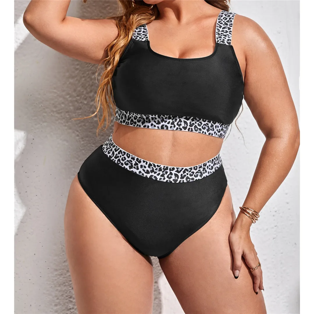 Maillot de Bain Grande Taille Noir Silhouette Chic – Image 9