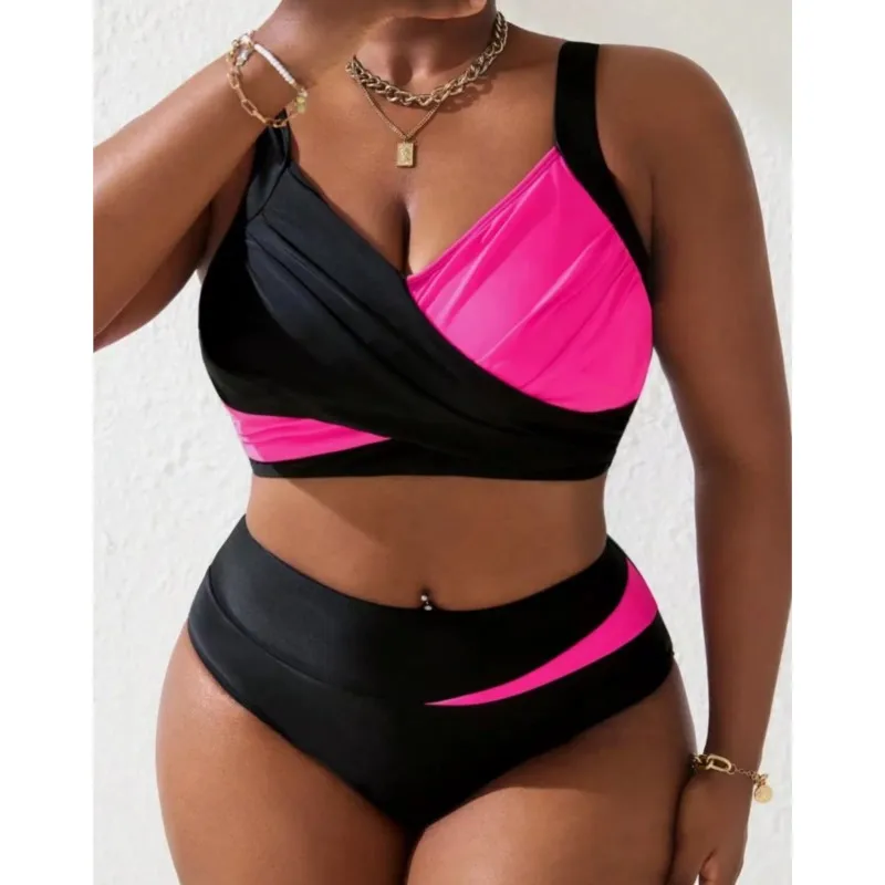 Maillot de Bain Grande Taille Noir Féminin Chic – Image 7