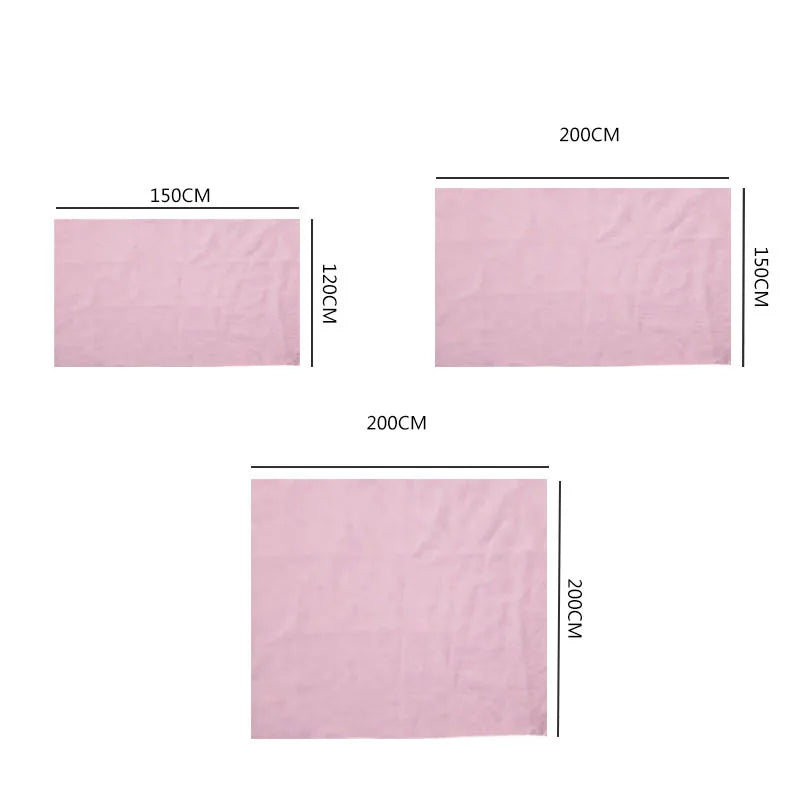 Serviette anti sable pliée et portable