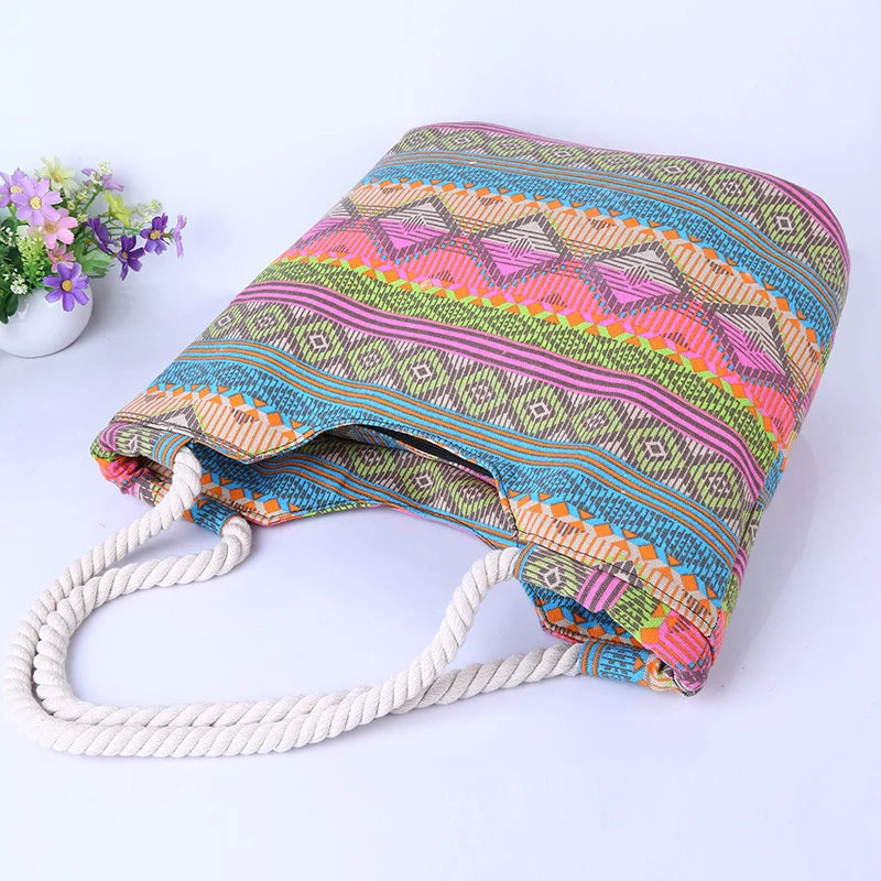 Sac en toile idéal pour un jour de plage ado