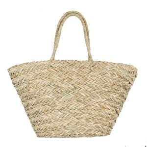 Panier de rangement en paille naturel Benoa