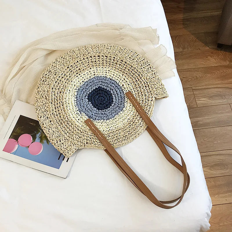 Sac Volterra spacieux pour plage avec motif coloré