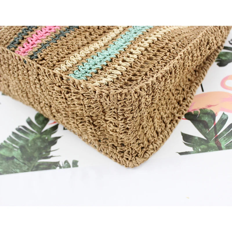 Cabas durable et chic en paille tressée