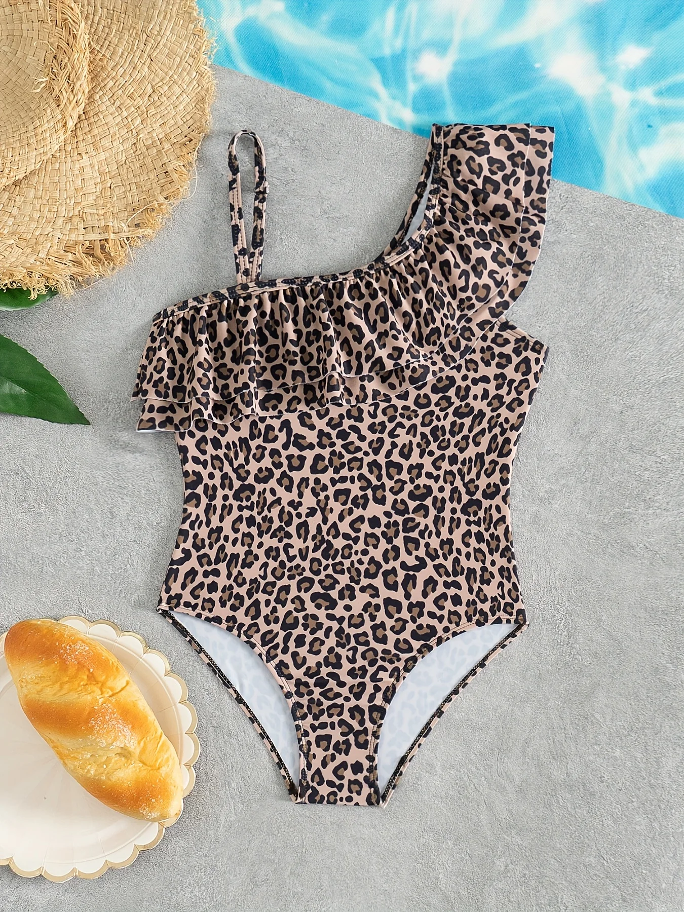 Maillot de Bain Fille léopard chic