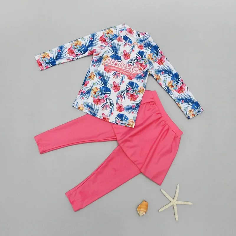 Maillot de Bain Fille 2 pièces Longues UV – Image 17