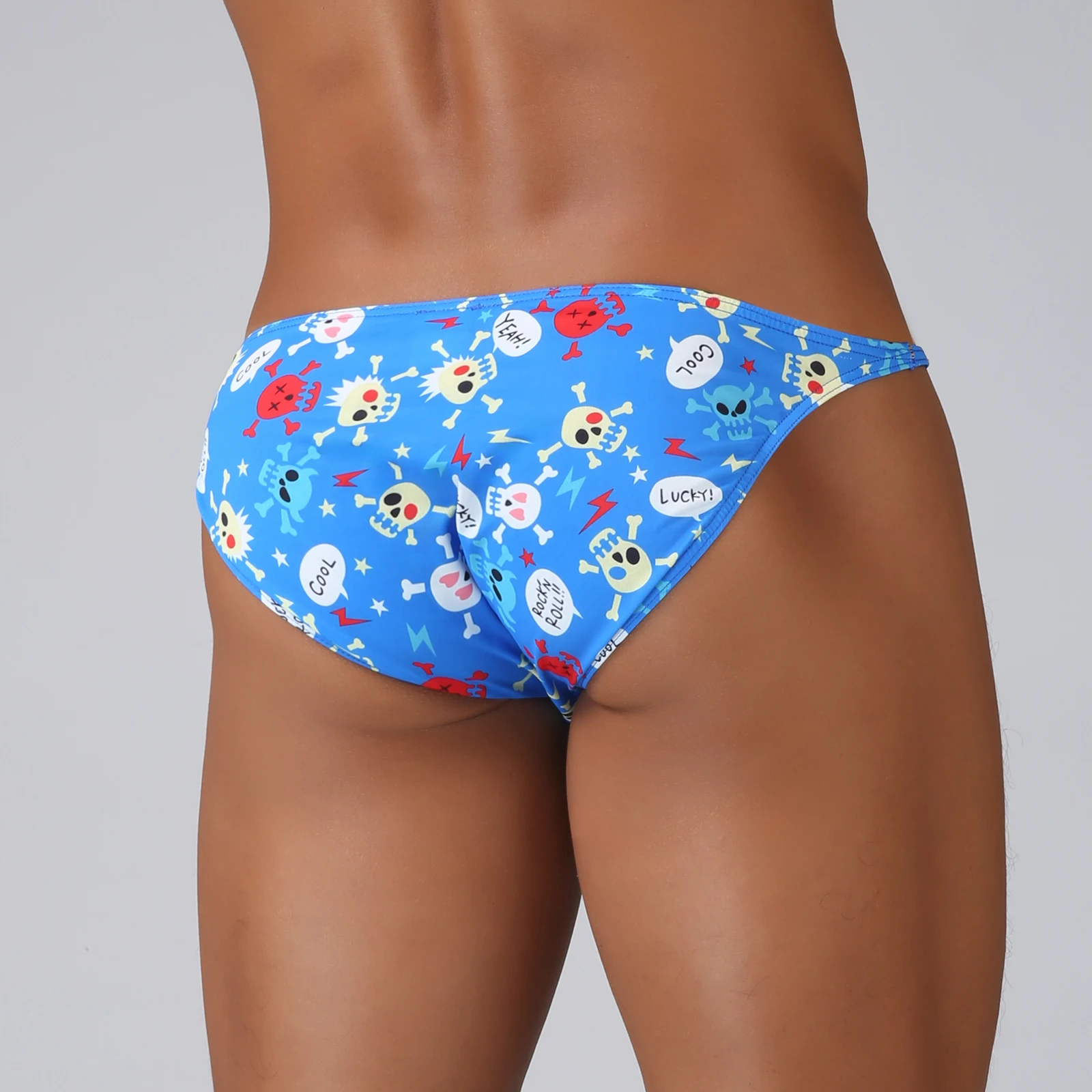 Mini Slip de Bain Homme Blue Skull – Image 2