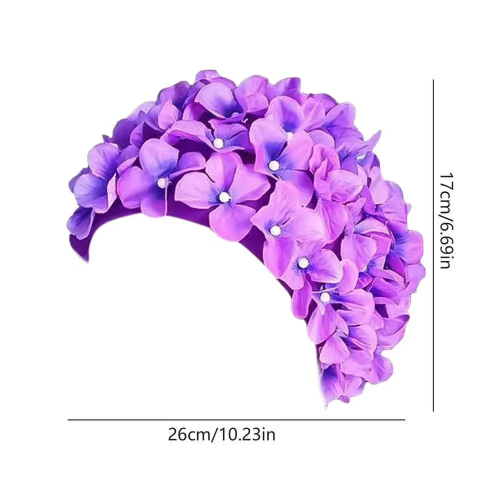 Bonnet de Bain Fleur Vintage Rétro – Image 7