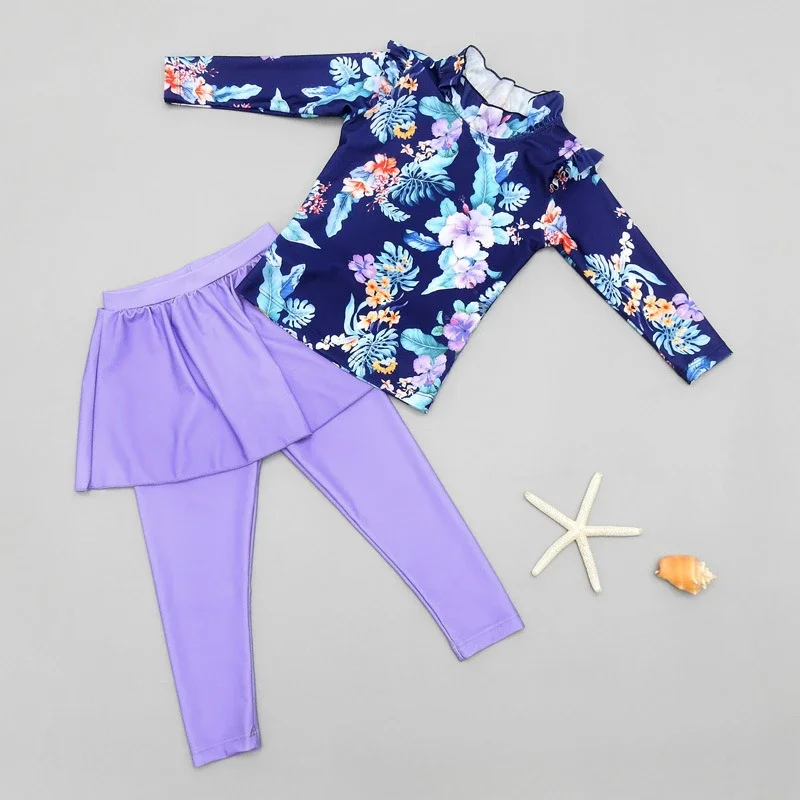 Maillot de Bain Fille 2 pièces Longues UV – Image 11
