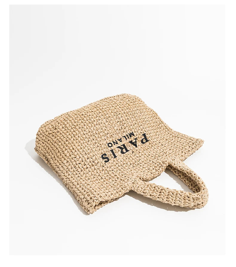 Sac de plage Azura avec anses tressées