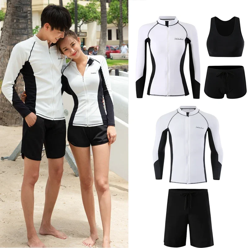 Maillot de Bain Femme Anti-UV Élégance Marine – Image 3