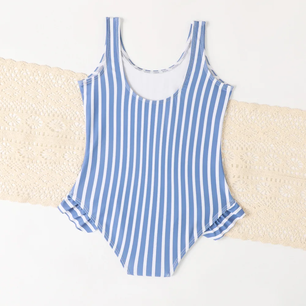 Maillot de Bain Fille Rétro Rayé – Image 3