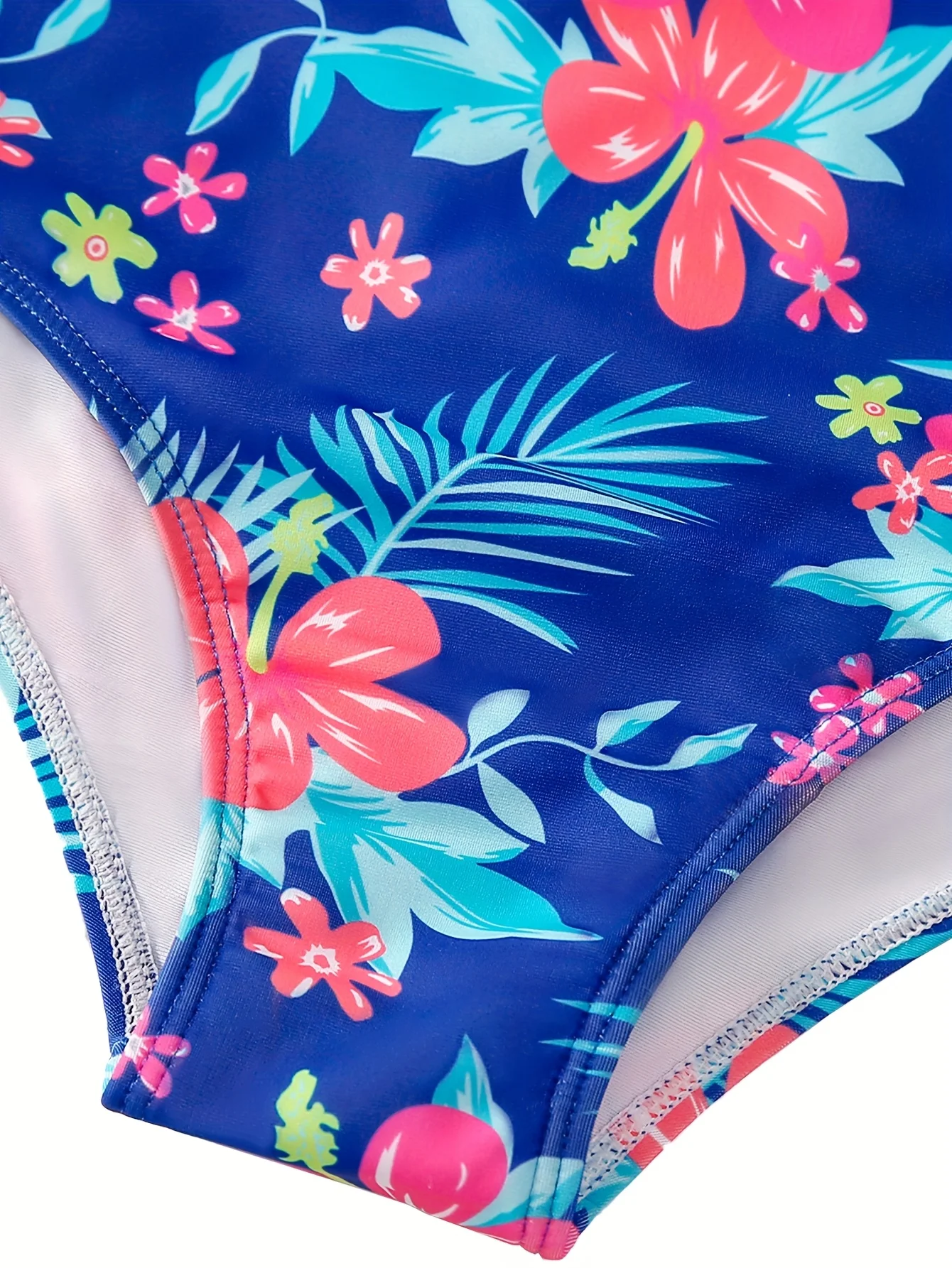 Maillot de Bain Fille fleuri Manches Longues UV – Image 6