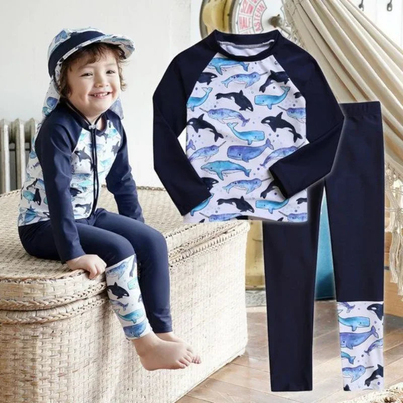 Maillot de Bain Garçon 3 pièces UV Requin – Image 3