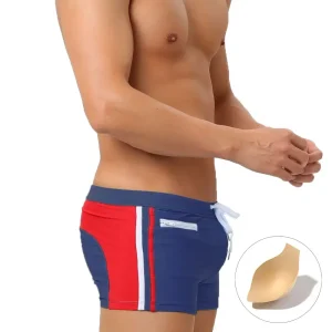 Boxer de Bain Homme Pacific Blue Avec Coque