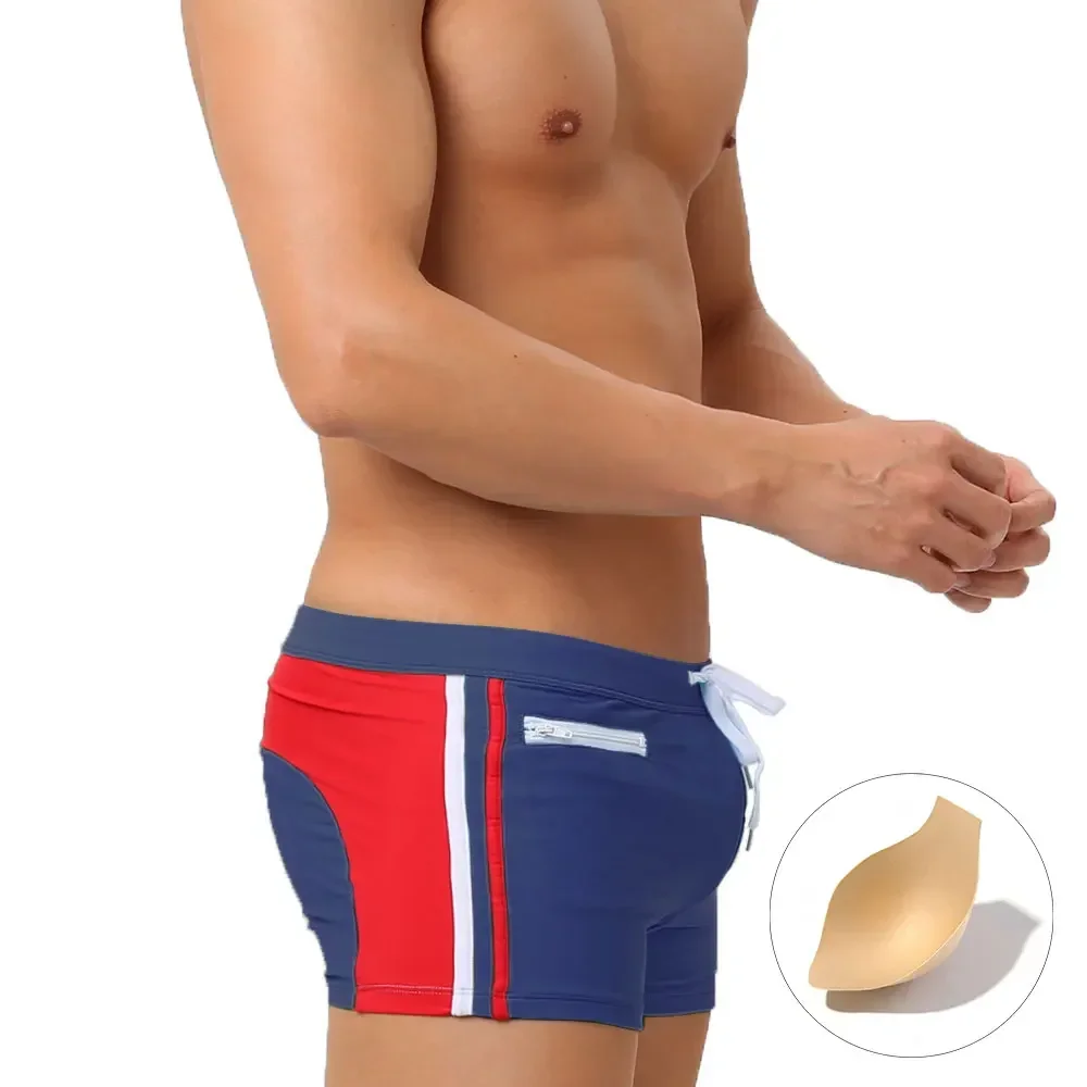 Boxer de Bain Homme Pacific Blue Avec Coque