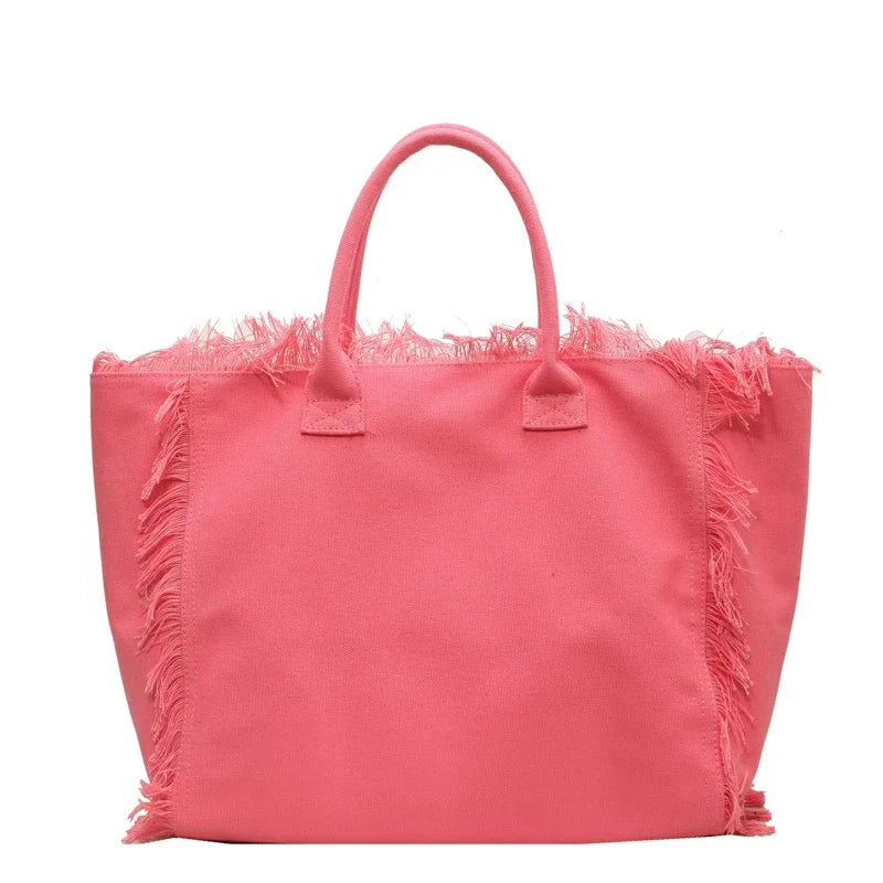 Cabas plage spacieux pour accessoires de plage