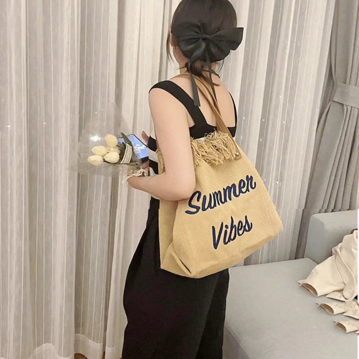 sac cabas Carita avec anses confortables