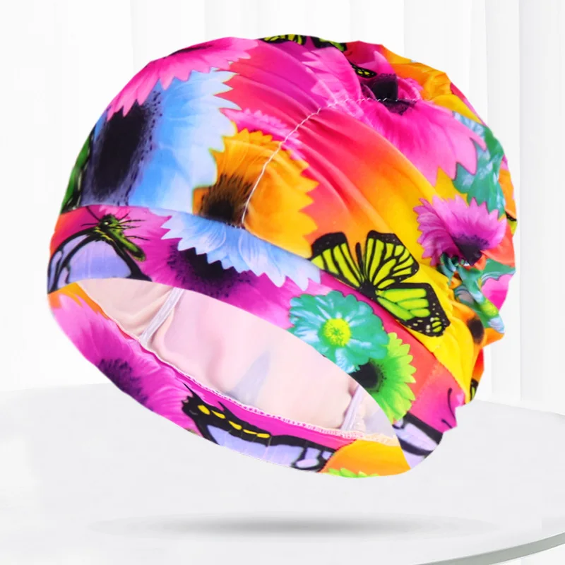 Bonnet de Bain Fleur Élégance – Image 3