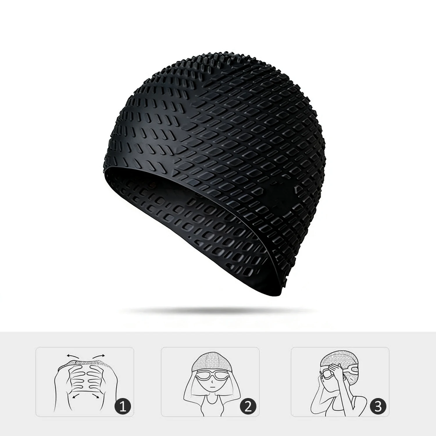 Bonnet de Bain Latex Classic – Image 4
