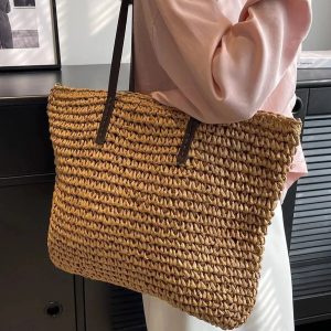 Sac de plage Antonia en osier tressé