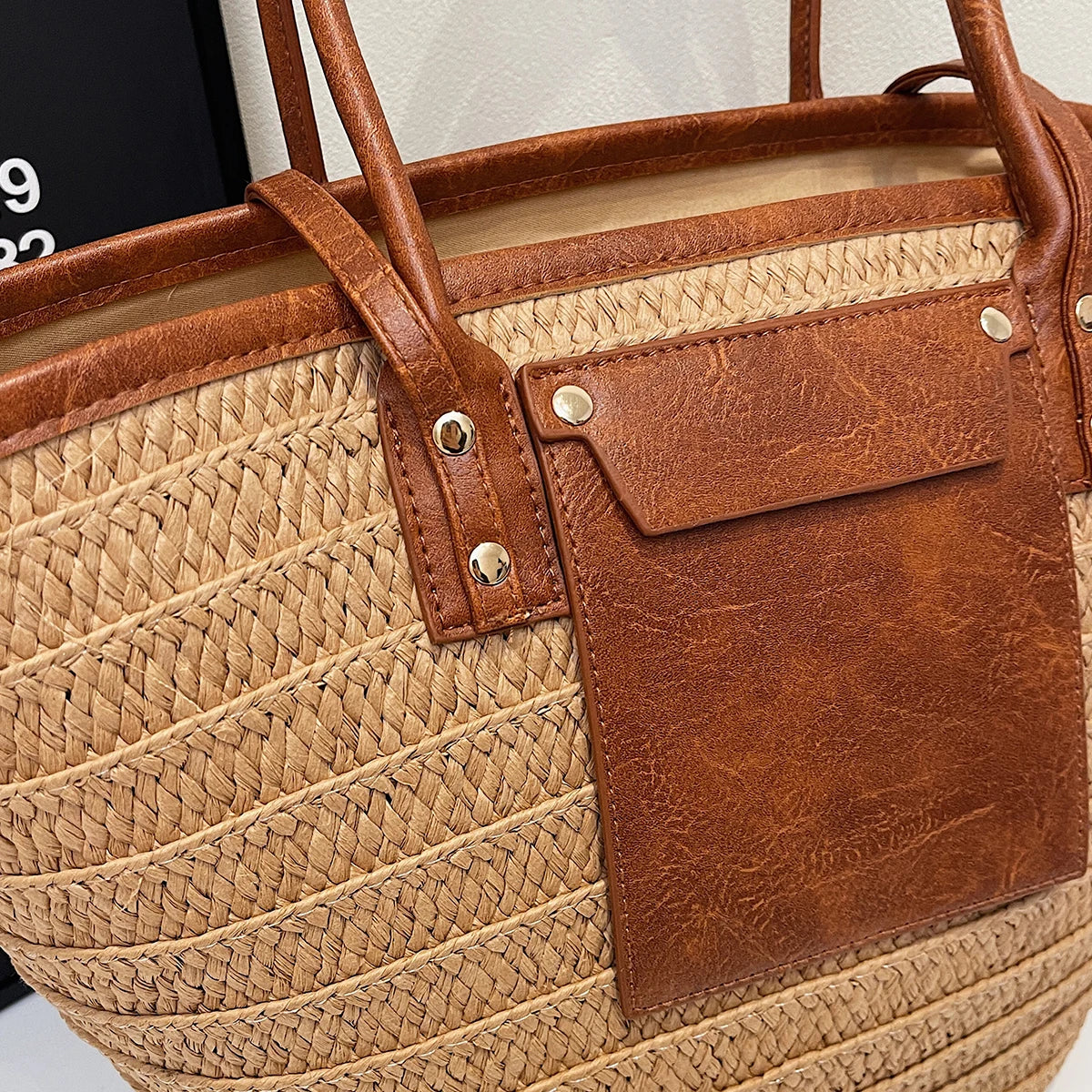 Sac à large anse pour la plage style Simona