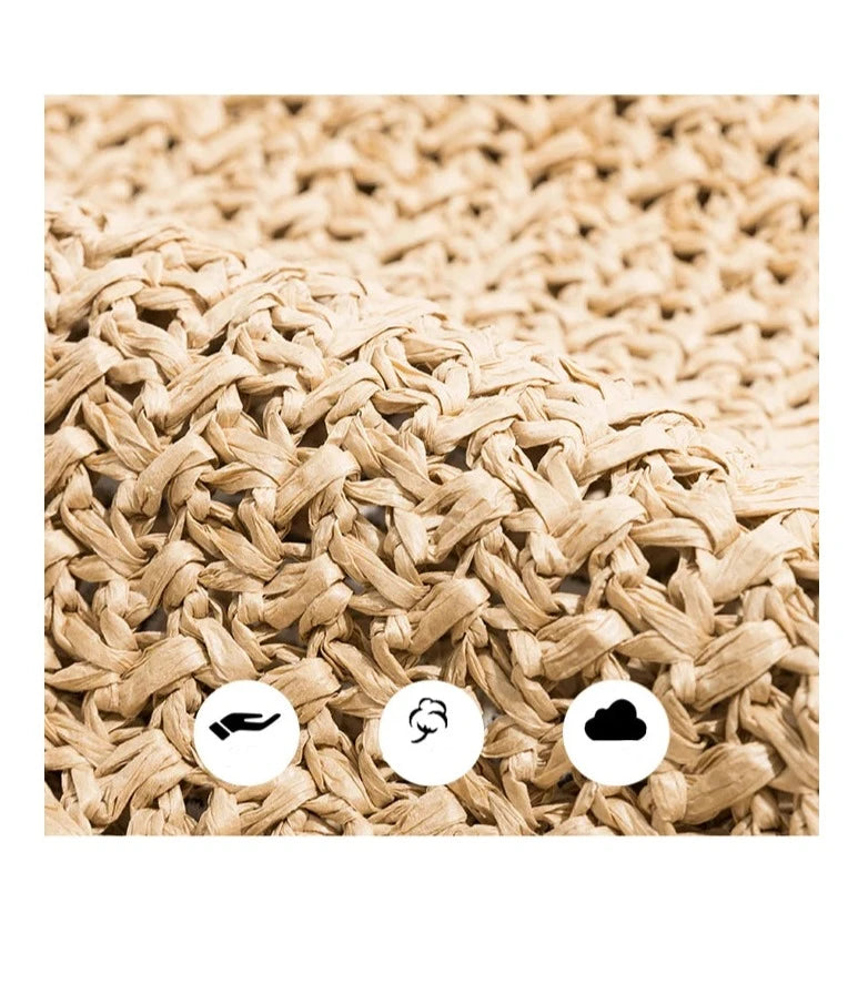 Sac de plage Azura à côté d'une serviette colorée