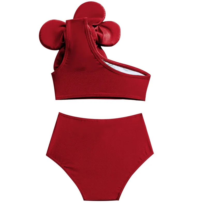 Maillot de Bain Fille 2 Pièces Rose Tropical – Image 4