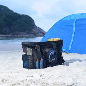 Très grand sac de plage familial Laguna coloré