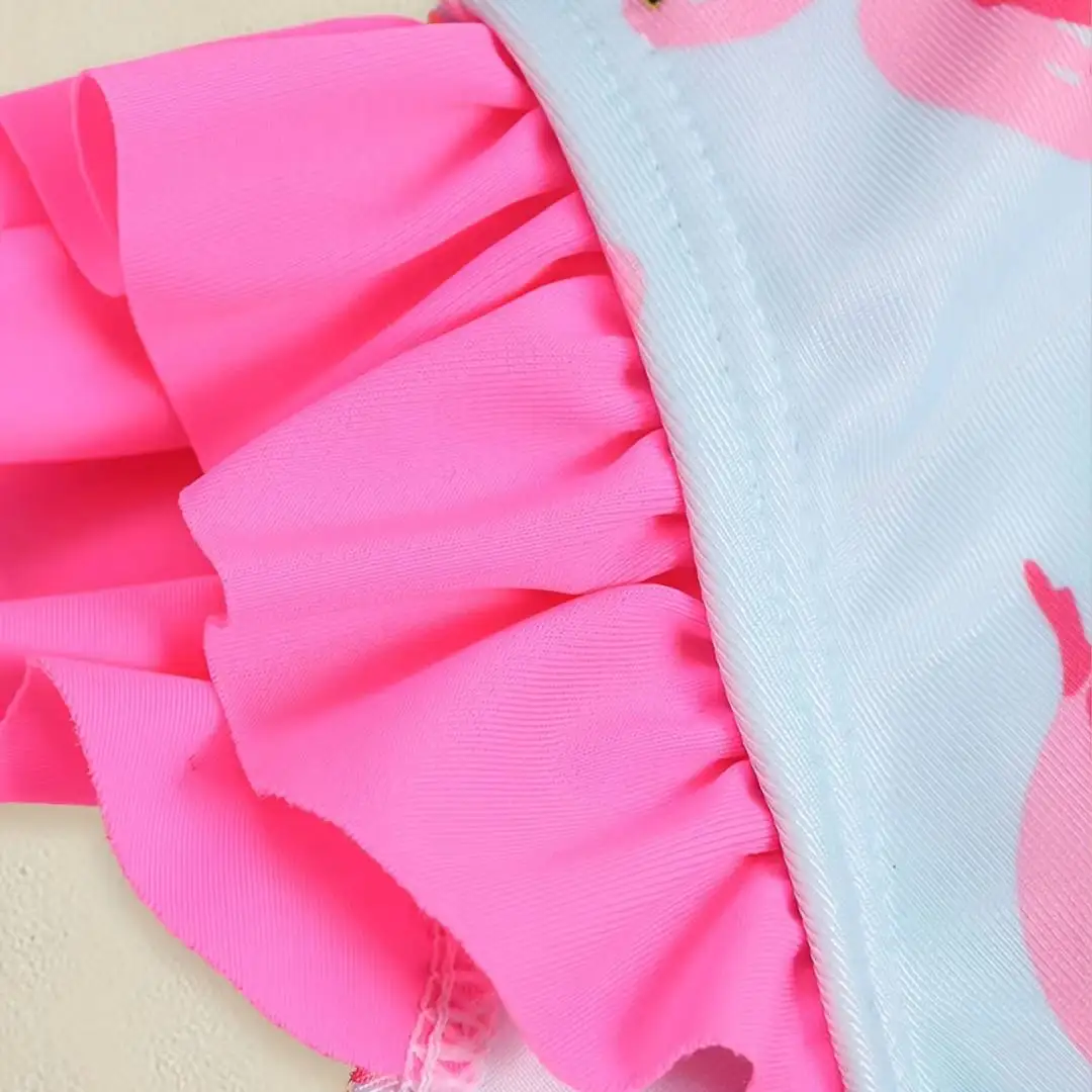 Maillot de Bain Fille Bouquet Tropical – Image 6