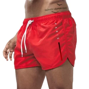 Short de Bain Homme Sunset Rouge