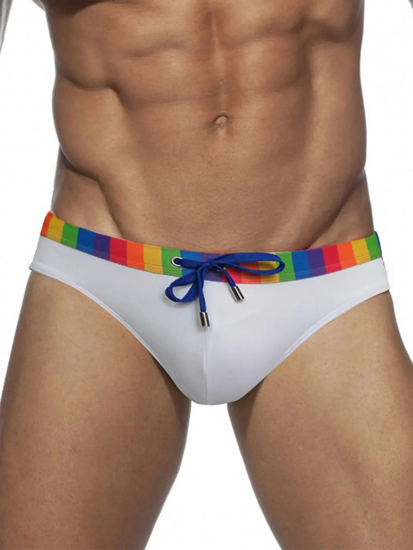 Slip de Bain Homme Rainbow Fit Avec Coque – Image 3