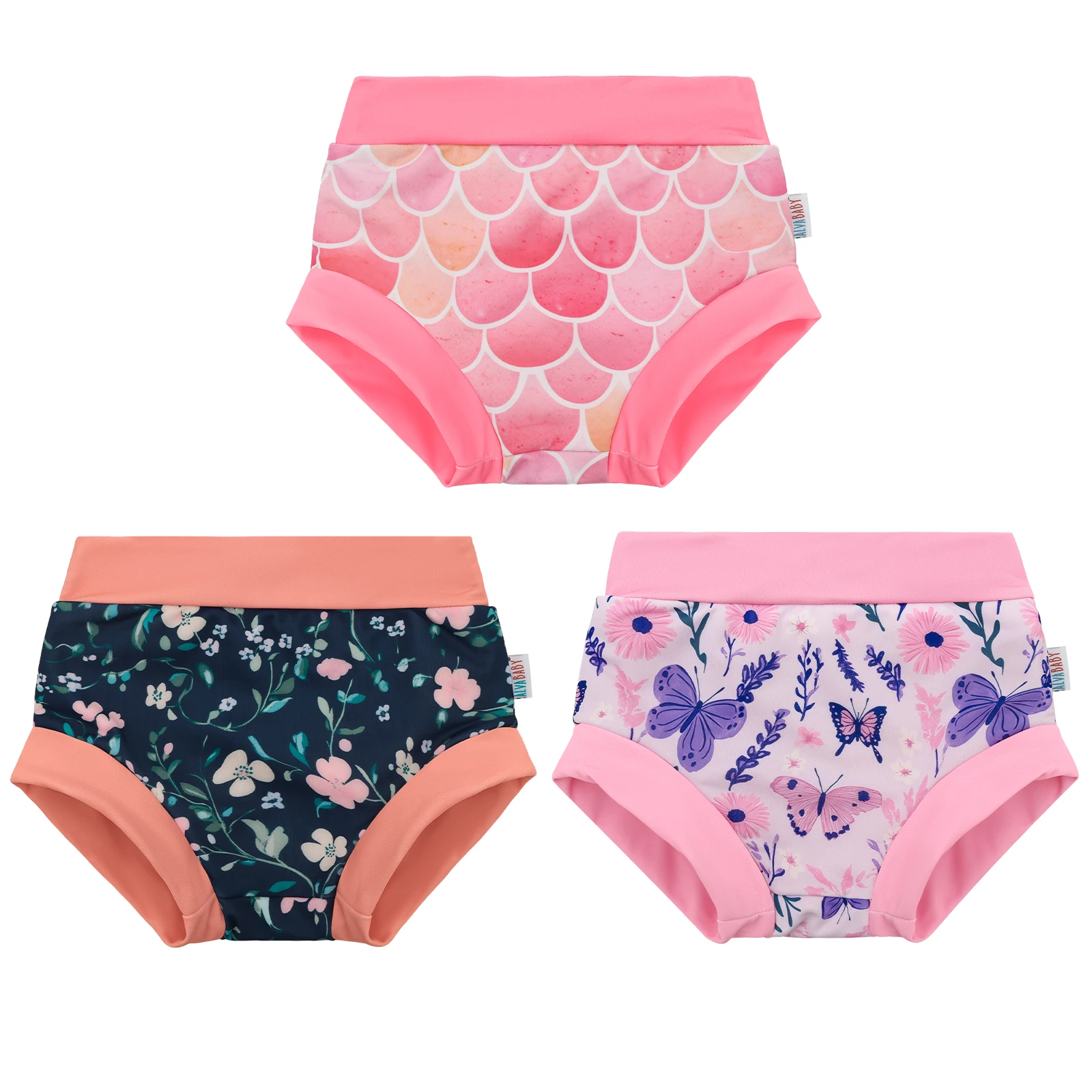 Lot de 3 Maillots de Bain Couche Bébé Réutilisables – Image 5