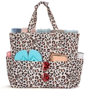 Sac de plage femme XXL Tirza en toile avec anses longues