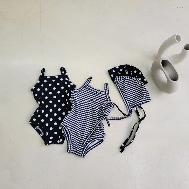Maillot de Bain Bébé Fille Fleuri avec Chapeau – Image 4