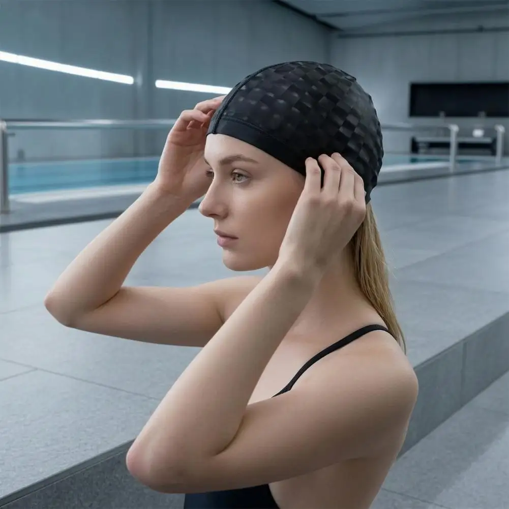 Bonnet de Bain Cheveux Longs Flow – Image 2