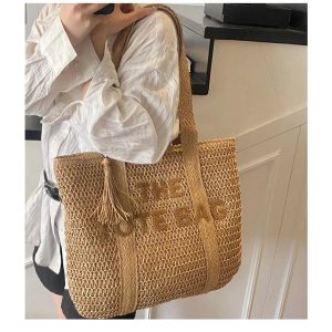 Sac en paille femme Anja élégant