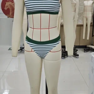 brassière de bain rayure