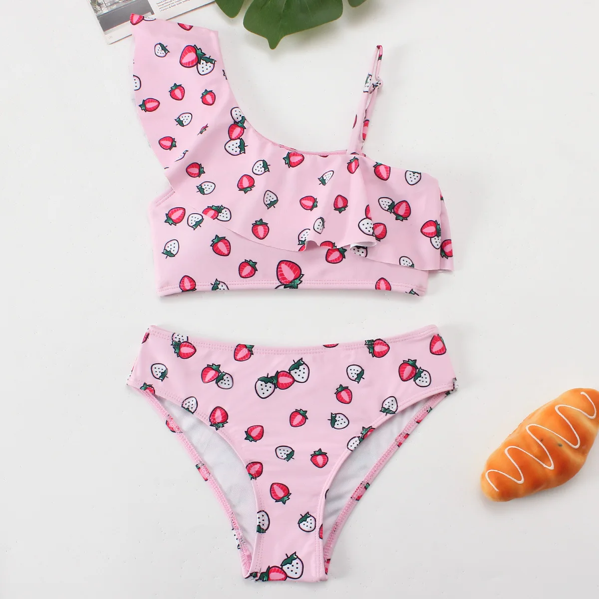 Maillot de Bain Fille Volants Élégance – Image 3