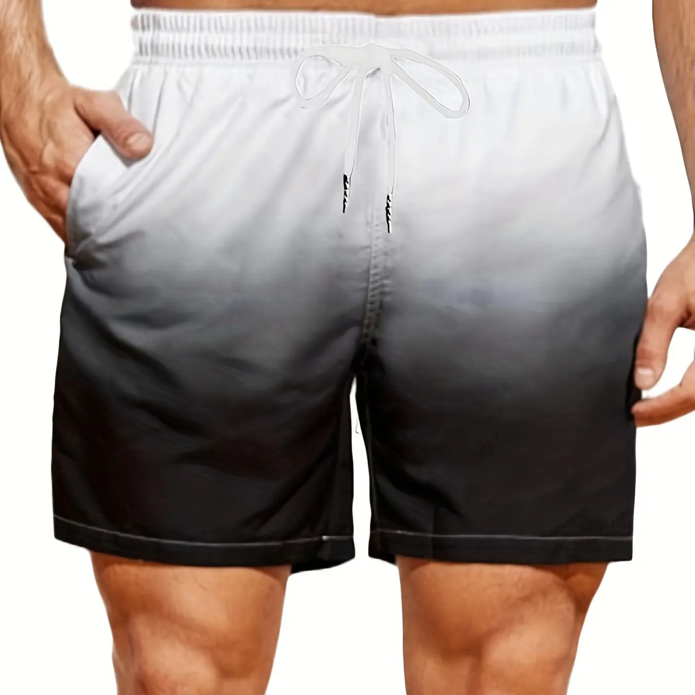Homme en maillot de bain Sunset Paradise au bord de la mer
