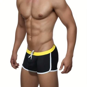 Maillot de bain masculin Blue Current look moderne